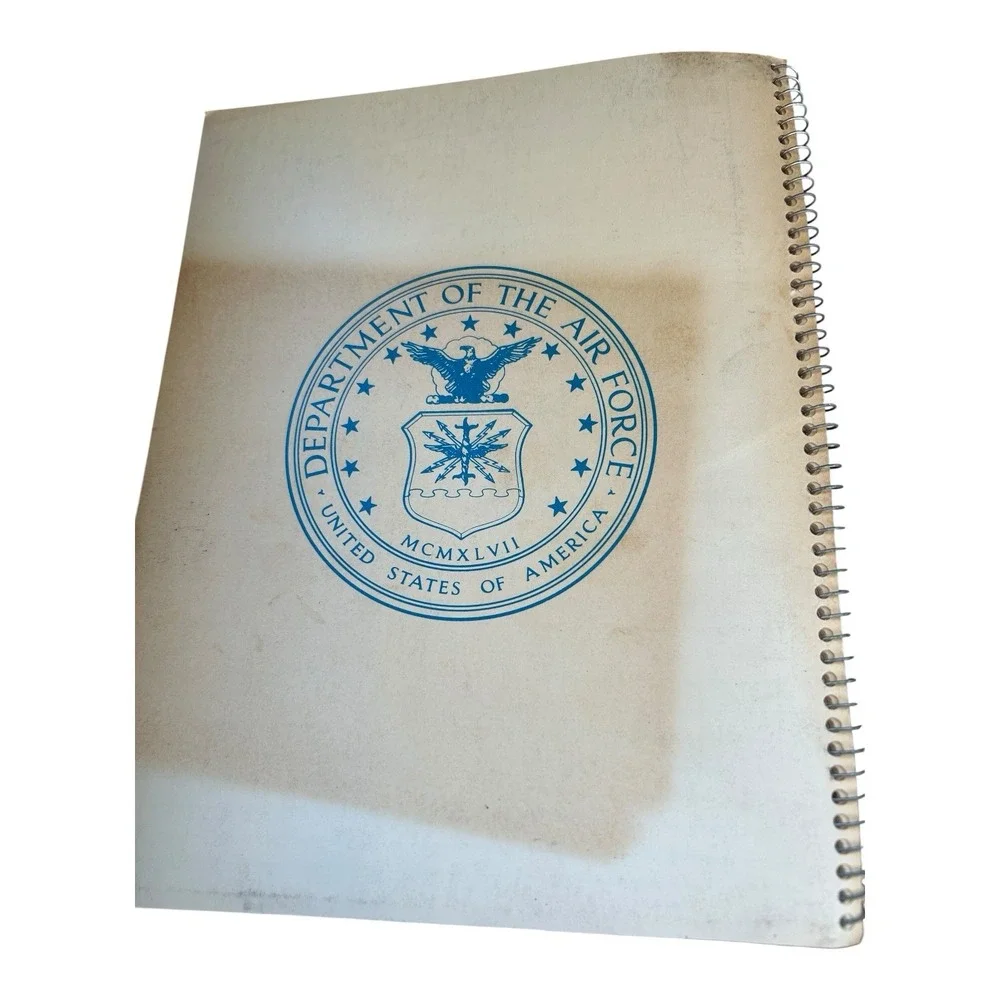 Vintage 1969 USAF Air Force‎ Supervisor Appointment Book Cold War Vietnam Era